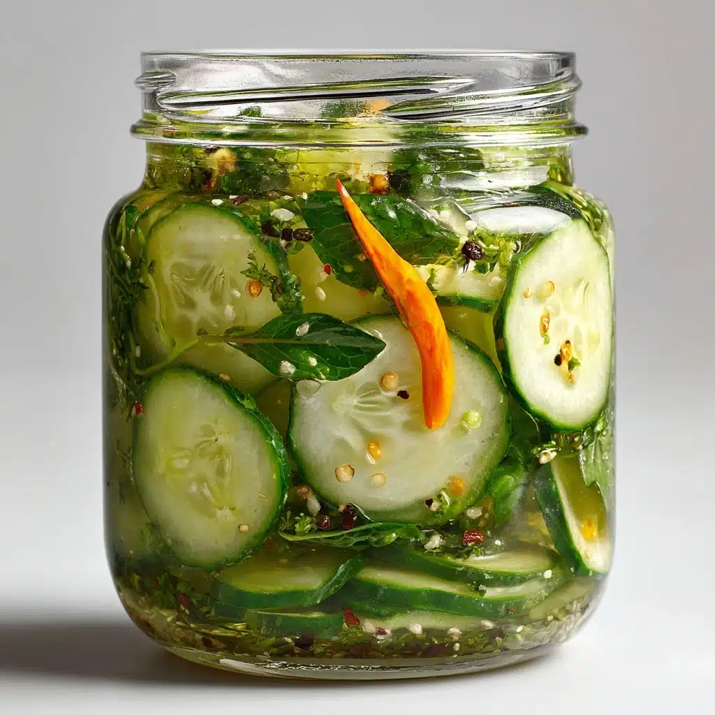 Fresh Pickled Cucumber Salad Recipe - Recipe Image
