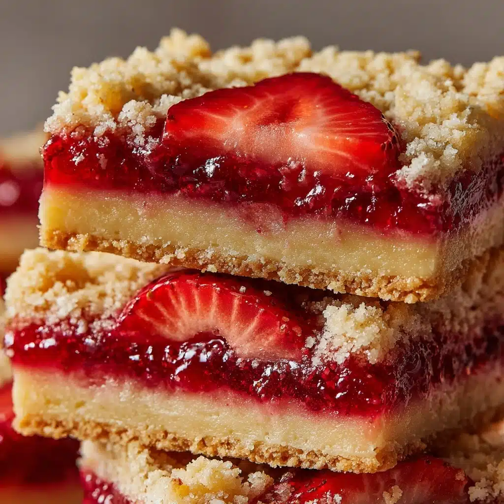 Strawberry Lemon Blondies Recipe - Recipe Image
