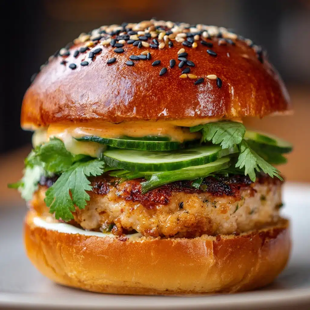 Chicken Dumpling Burgers Recipe - Recipe Image
