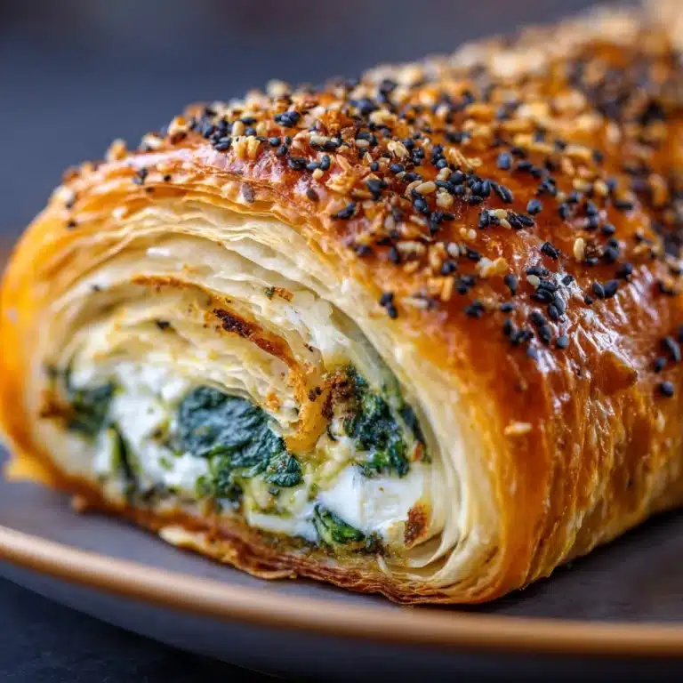 Savory Spinach and Cheese Stuffed Crescent Rolls Recipe