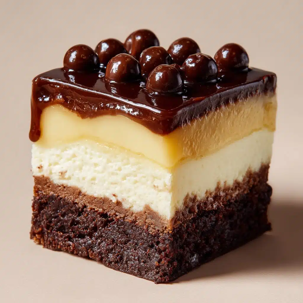 Milky Way Caramel Cheesecake Brownies Recipe - Recipe Image