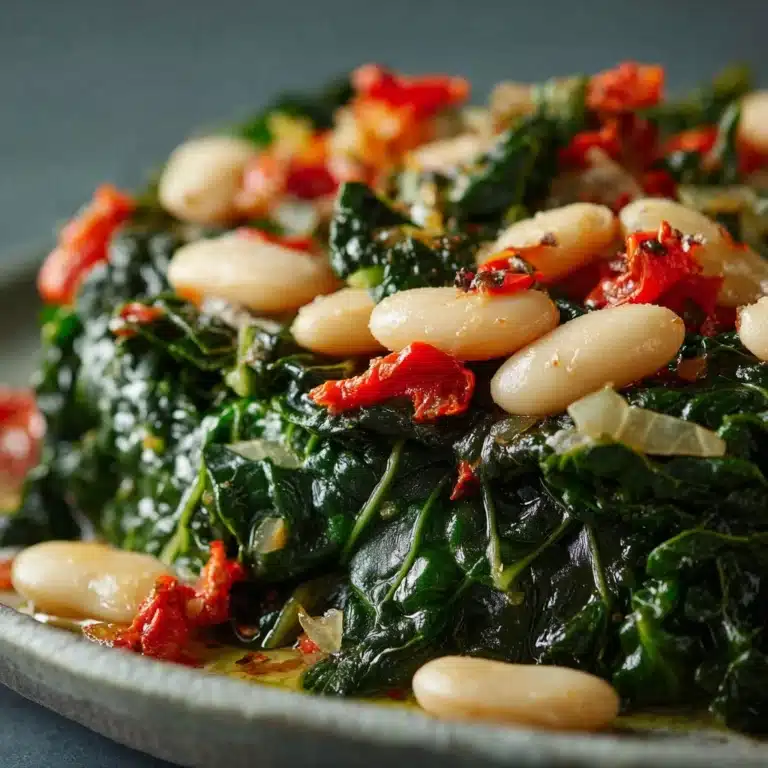 Mediterranean White Beans & Greens Recipe