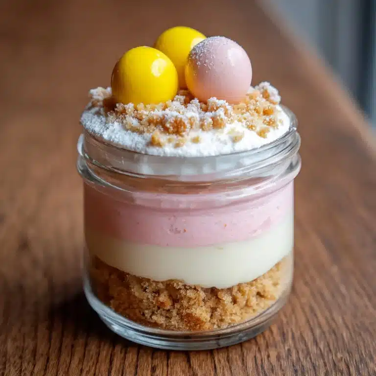 Easter Egg Cheesecake Jars Recipe