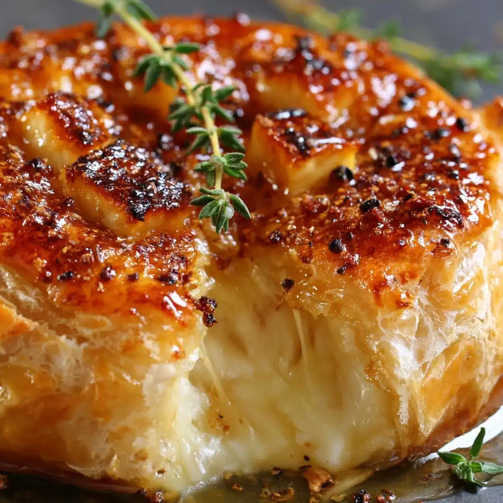 Garlic Butter Baked Brie Recipe - Recipe Image
