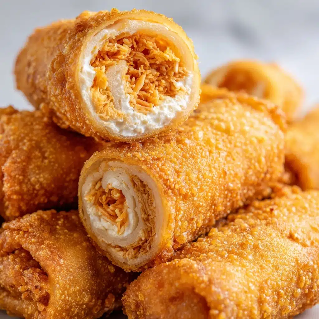 Air Fryer Buffalo Chicken Egg Rolls Recipe - Recipe Image