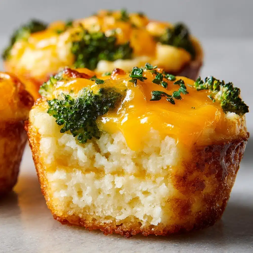 Broccoli Cheddar Smashed Potato Cups Recipe - Recipe Image