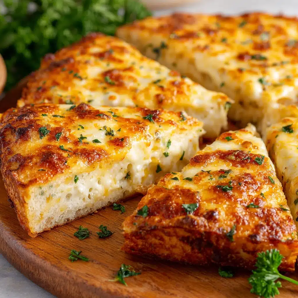 Air Fryer Cheesy Tortilla Garlic Bread Recipe - Recipe Image