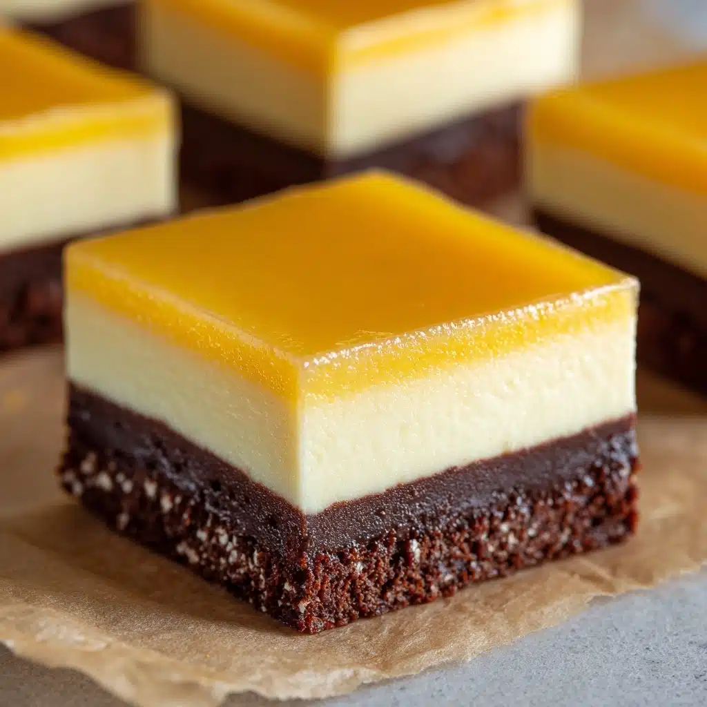 Fudgy Lemon Brownies Recipe - Recipe Image