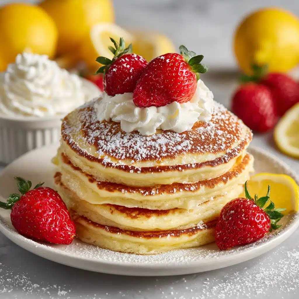 Cloud-like Lemon Soufflé Pancakes Recipe - Recipe Image