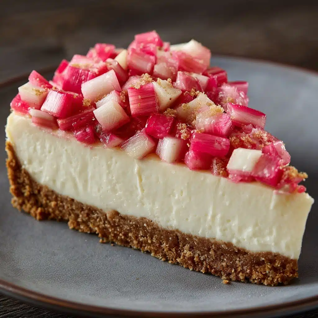 Rhubarb Cheesecake Recipe - Recipe Image