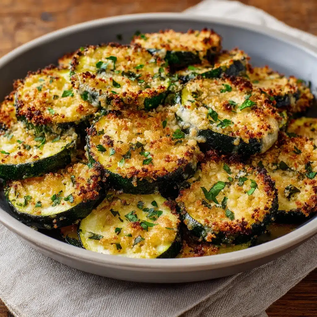 Baked Parmesan Zucchini Rounds Recipe - Recipe Image