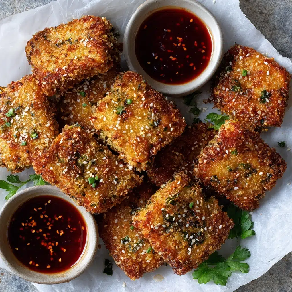 Crispy Chickpea Nuggets with BBQ Sauce Recipe - Recipe Image