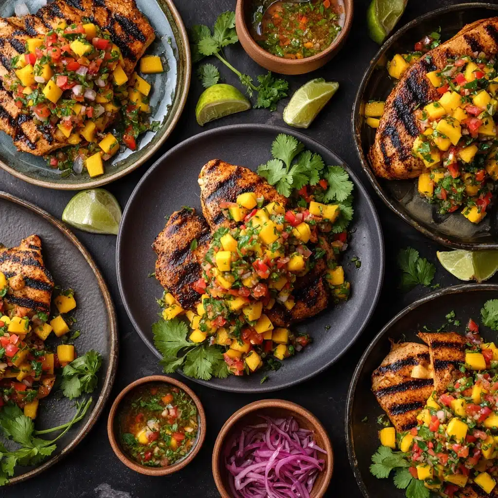 Grilled Chicken with Mango Salsa Recipe - Recipe Image