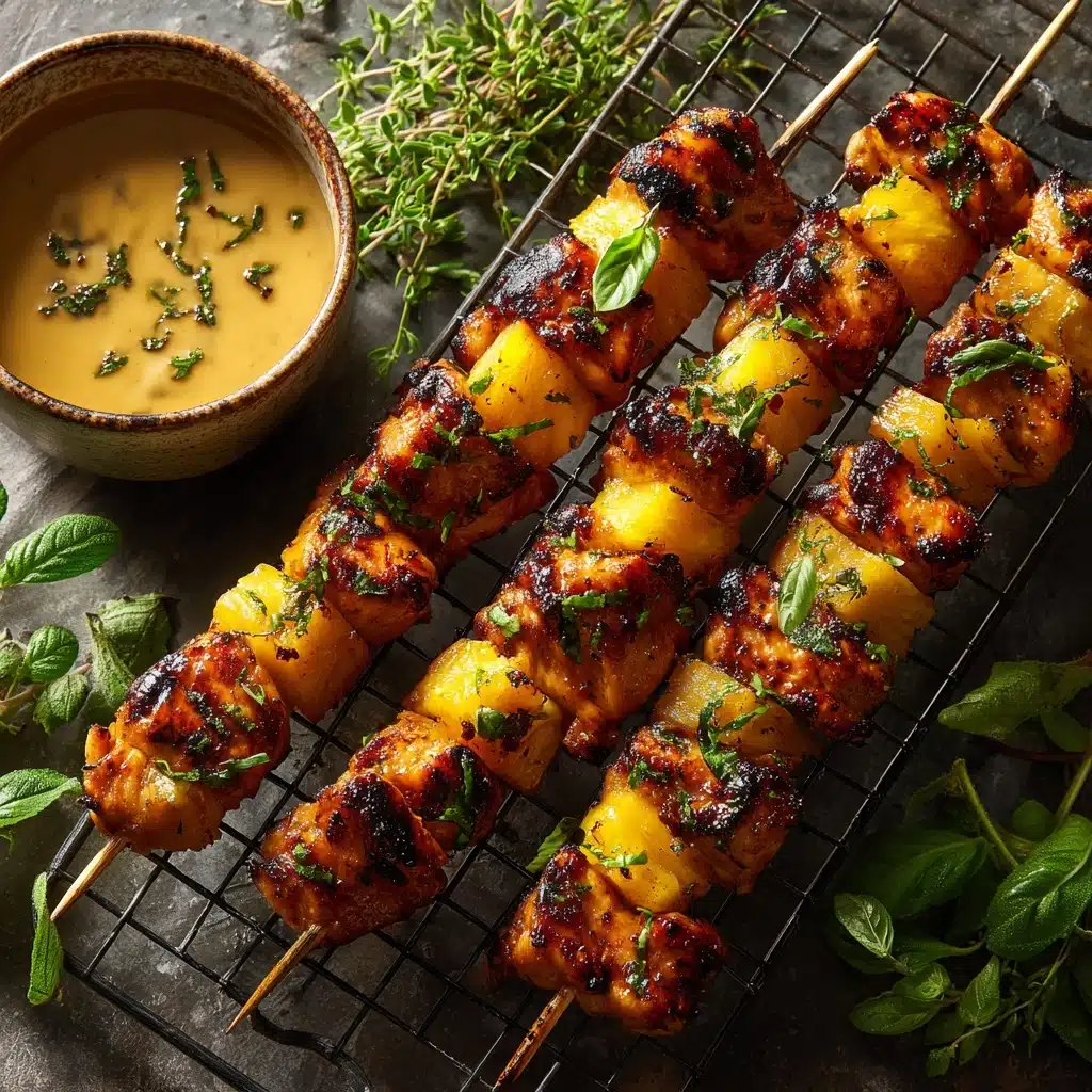 Chipotle Pineapple Bang Bang Chicken Skewers: An Amazing Ultimate Recipe - Recipe Image