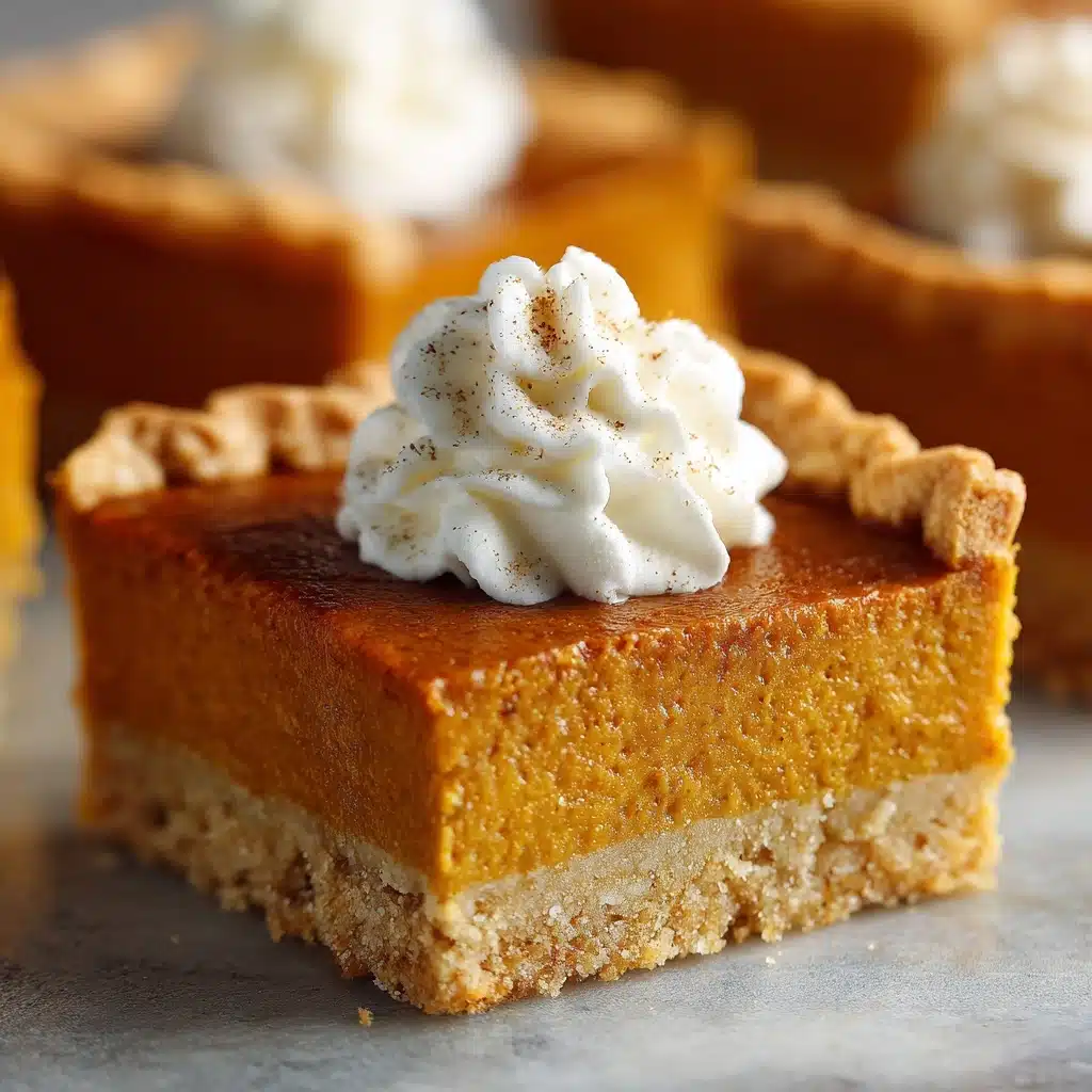 Pumpkin Pie Bars Recipe - Recipe Image