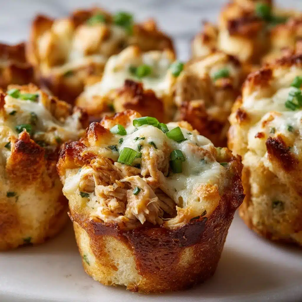 Toasty Tuna Melt Muffin Stacks Recipe - Recipe Image