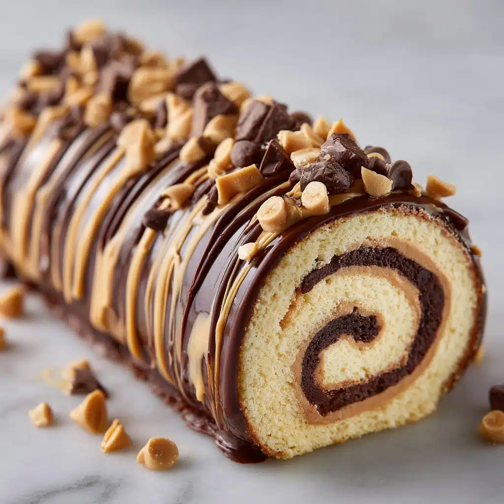 Chocolate Peanut Butter Dream Roll Recipe - Recipe Image