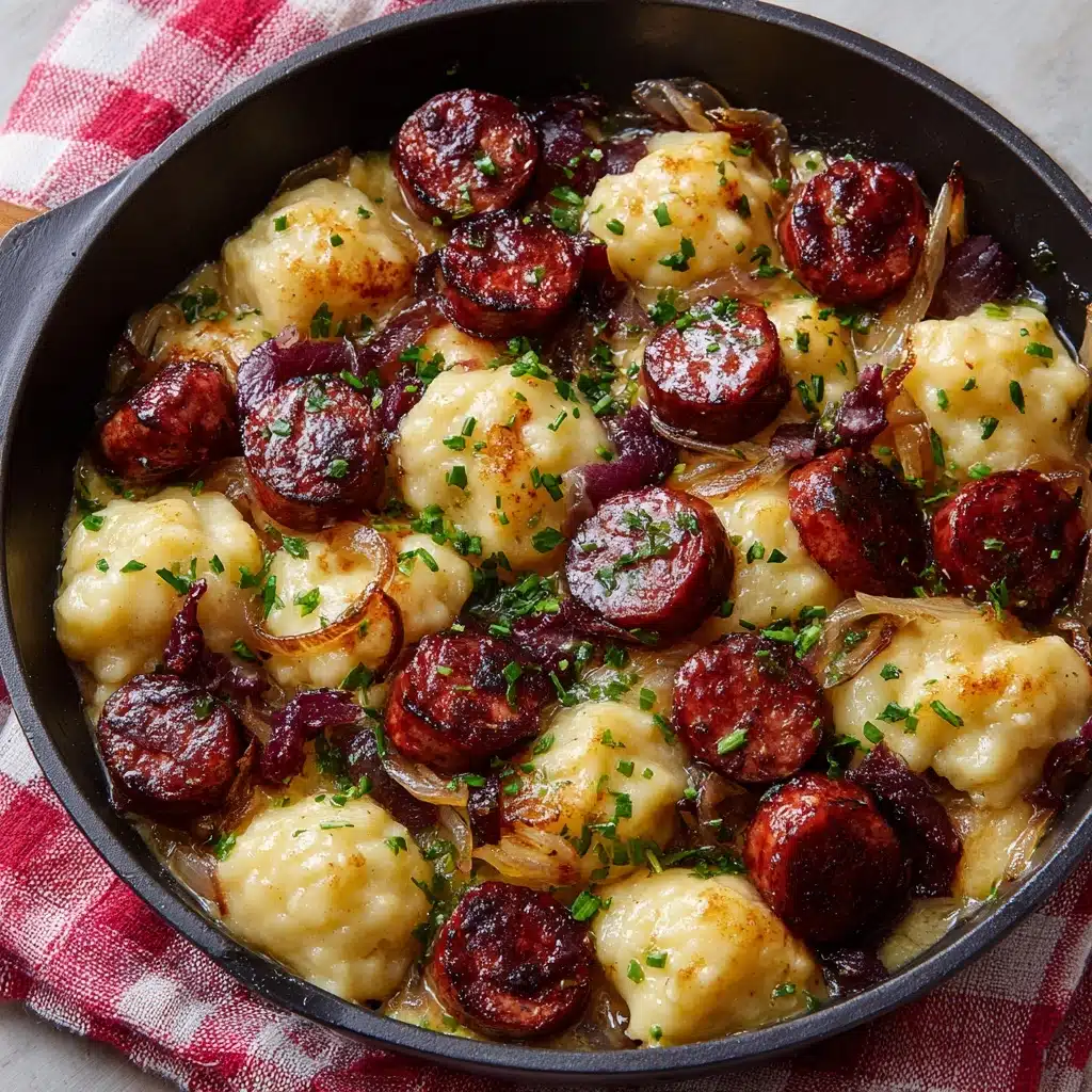 Pierogies and Kielbasa Skillet Dinner Recipe - Recipe Image