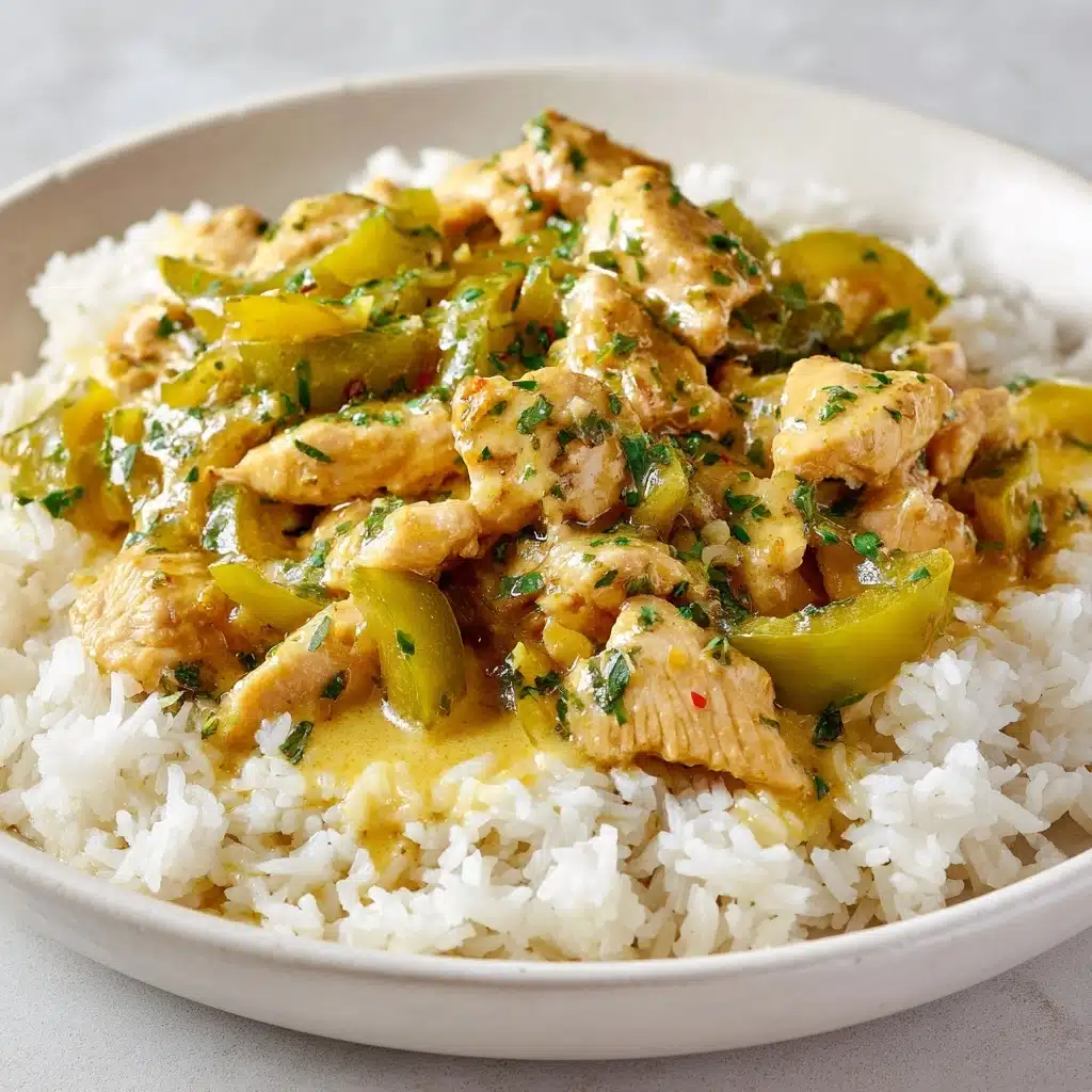 Easy Creamy Pepperoncini Chicken Recipe - Recipe Image