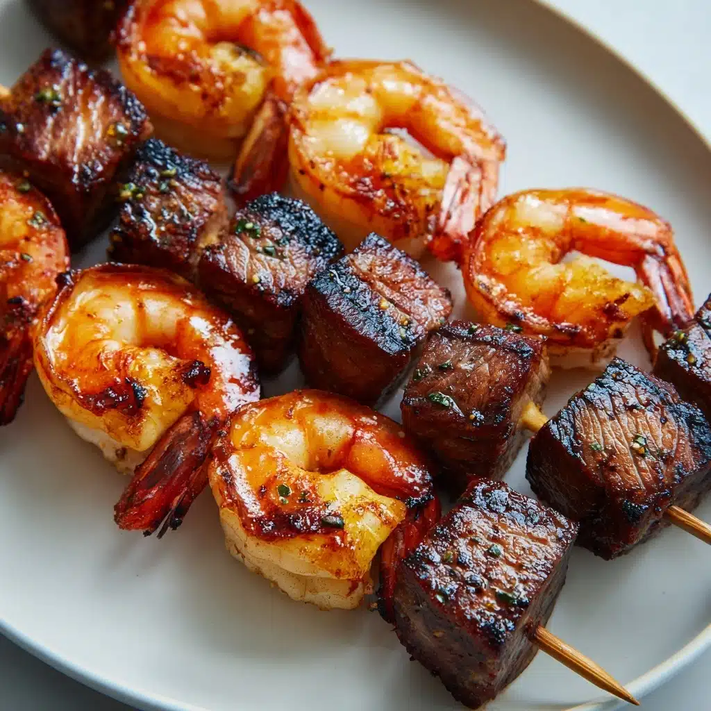 Steak and Shrimp Kabobs Recipe - Recipe Image