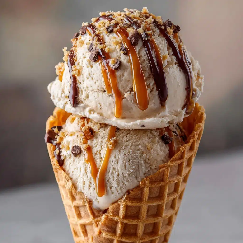 Homemade Salted Caramel Ice Cream Recipe - Recipe Image