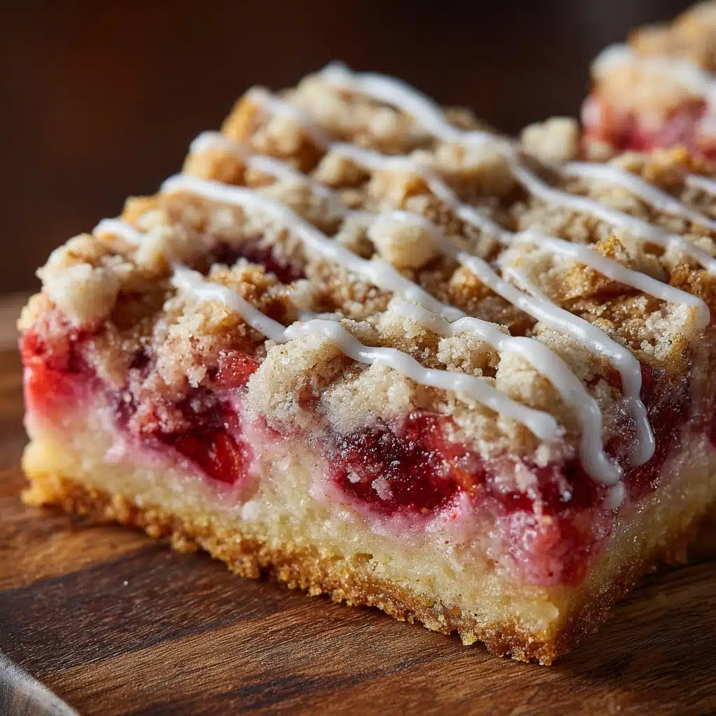 Rhubarb Shortbread Bars Recipe - Recipe Image