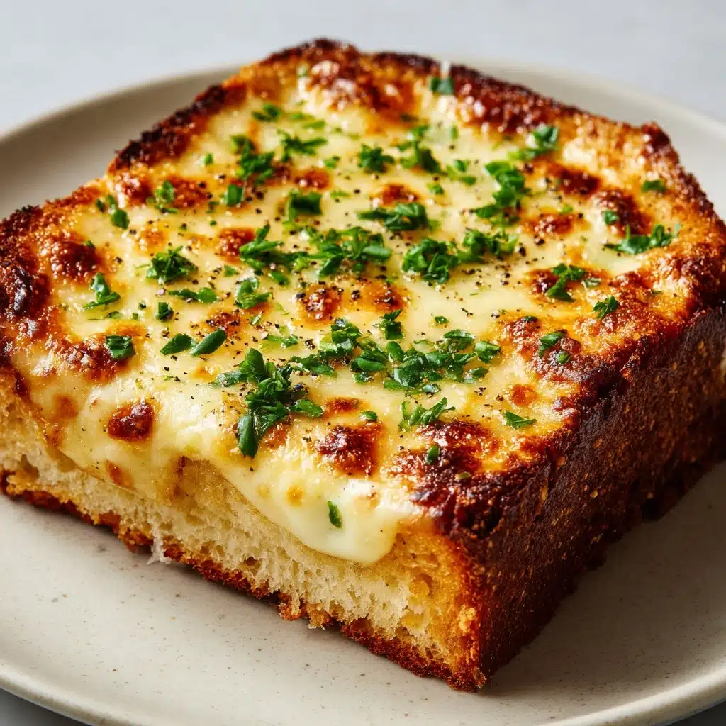 Garlic Toast Pizzas Recipe - Recipe Image