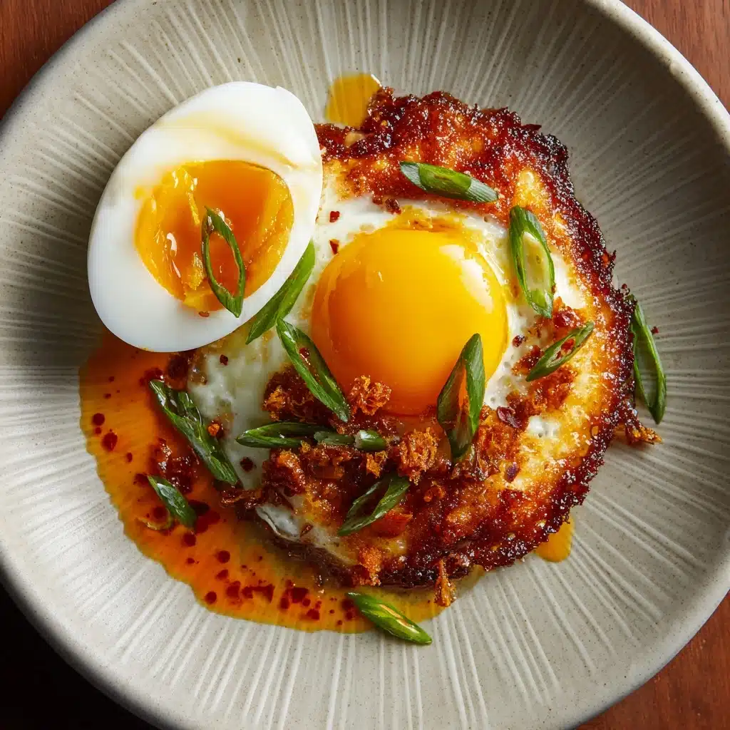 Crispy Cheese Chilli Oil Eggs Recipe - Recipe Image