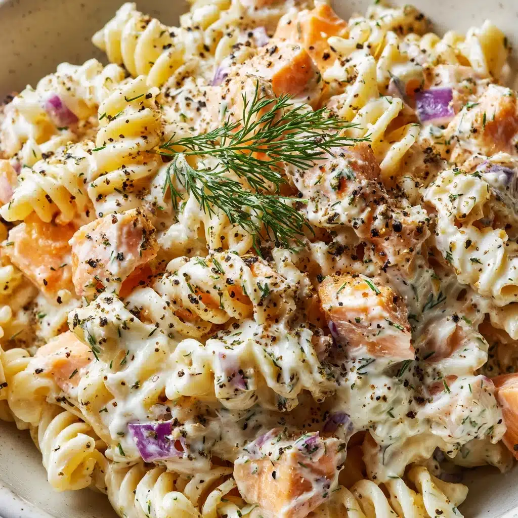 Smoked Salmon Pasta Salad Recipe - Recipe Image
