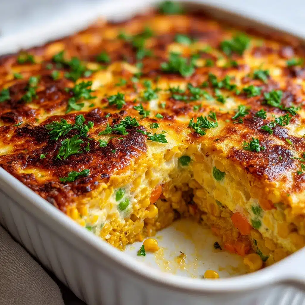 Easy Cheesy Salmon Casserole Recipe - Recipe Image