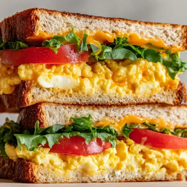 High Protein Vegetarian Breakfast Sandwiches Recipe