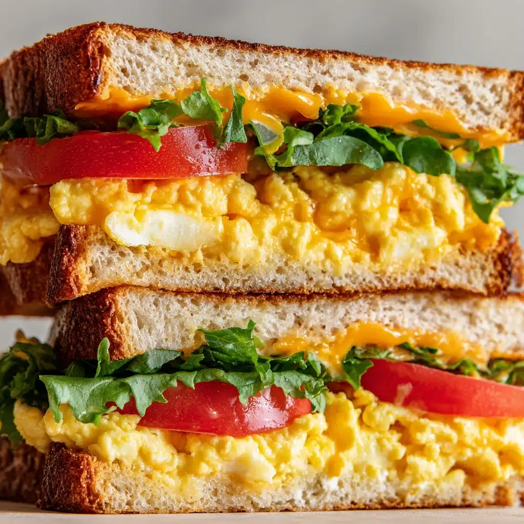 High Protein Vegetarian Breakfast Sandwiches Recipe