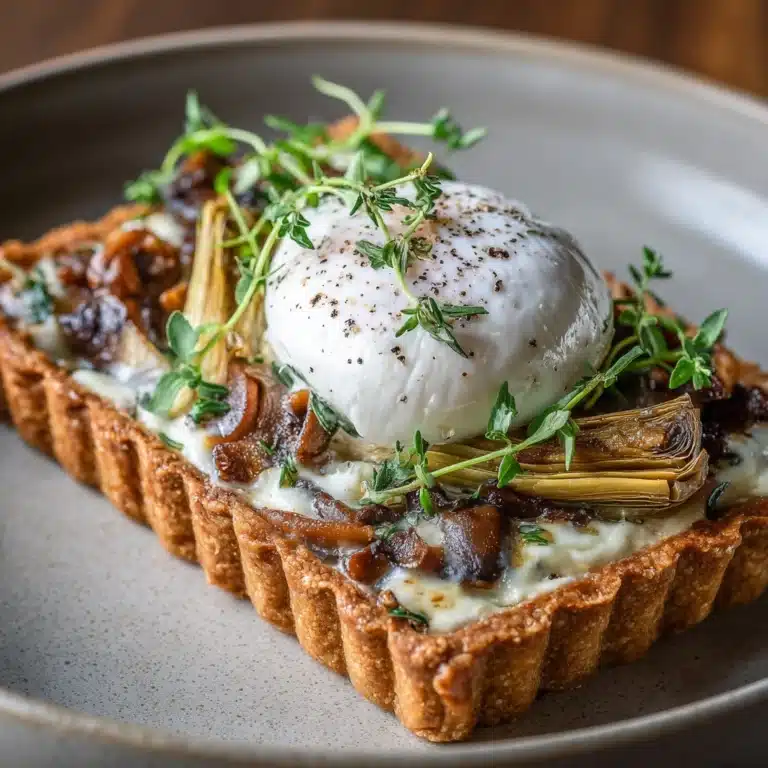 Artichoke and Mushroom Tart Recipe