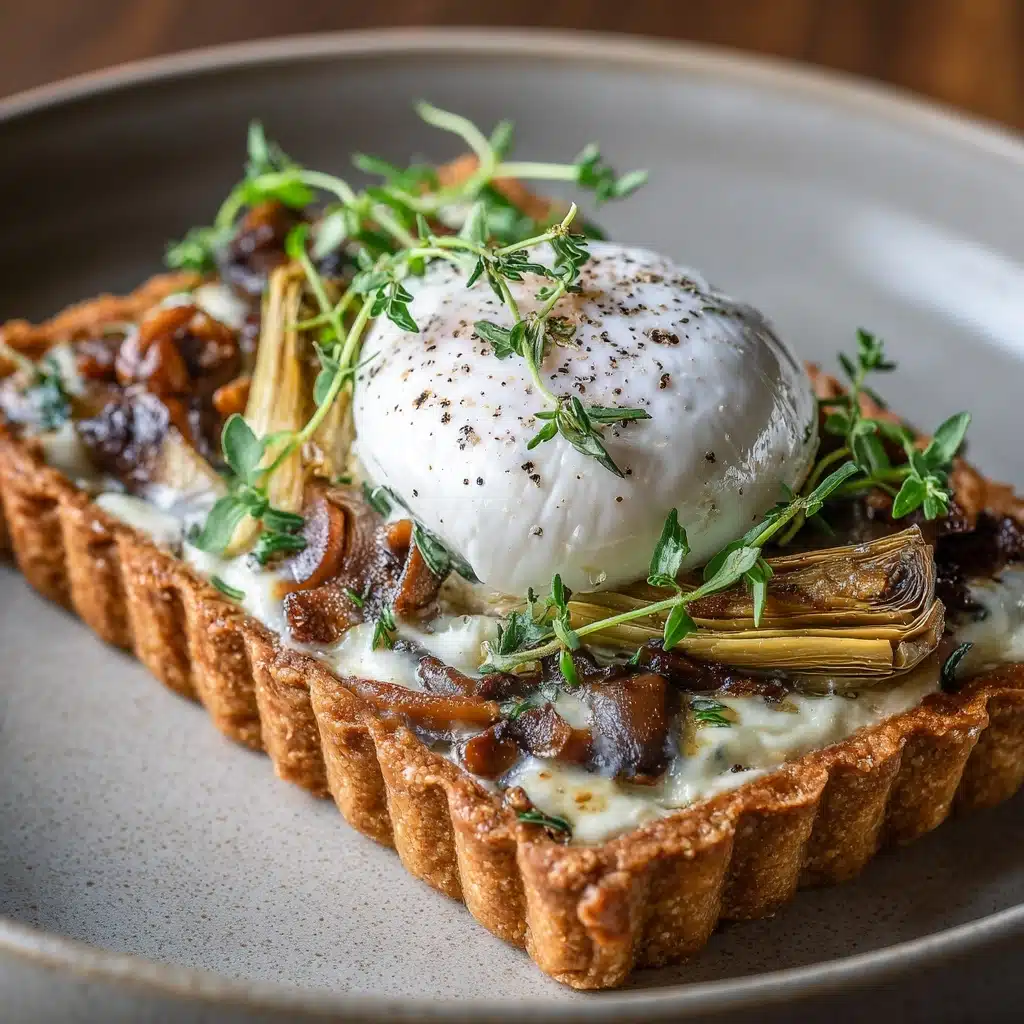 Artichoke and Mushroom Tart Recipe