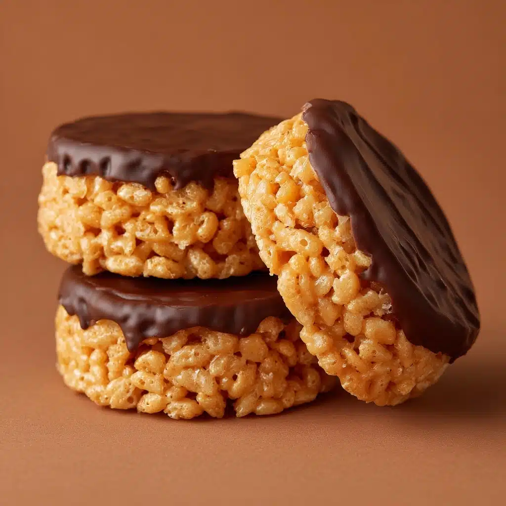 Chocolate Peanut Butter Rice Krispie Cups Recipe - Recipe Image
