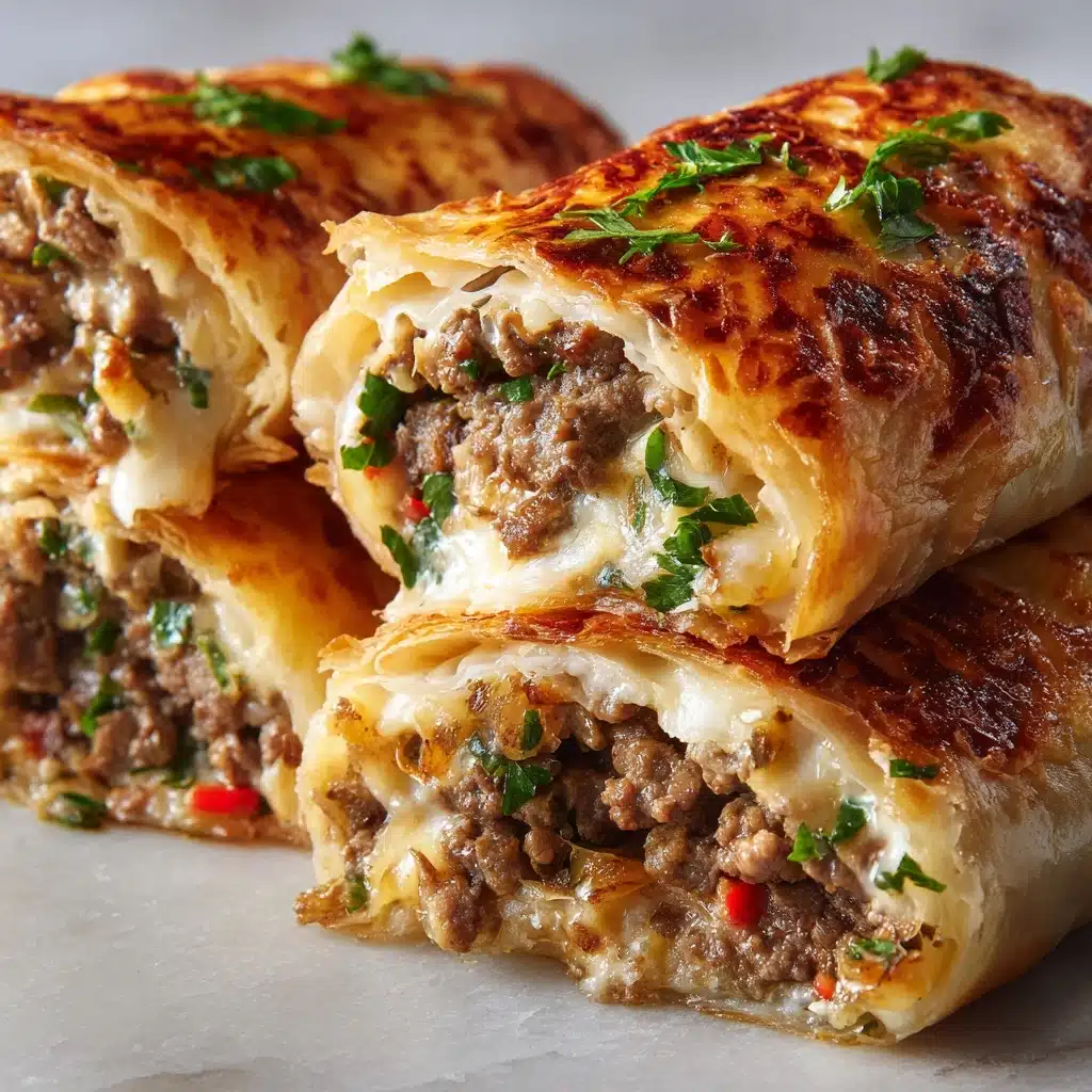 Keto Philly Cheesesteak Roll-Ups Recipe - Recipe Image
