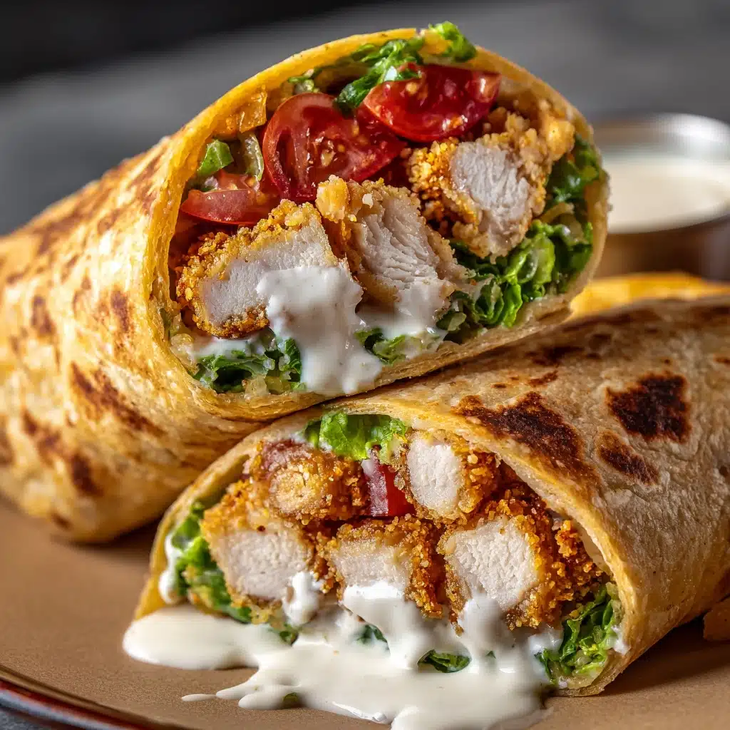 Crispy Chicken Twister Wrap Recipe