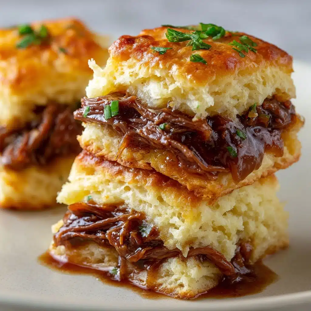 French Dip Stuffed Biscuits Recipe - Recipe Image