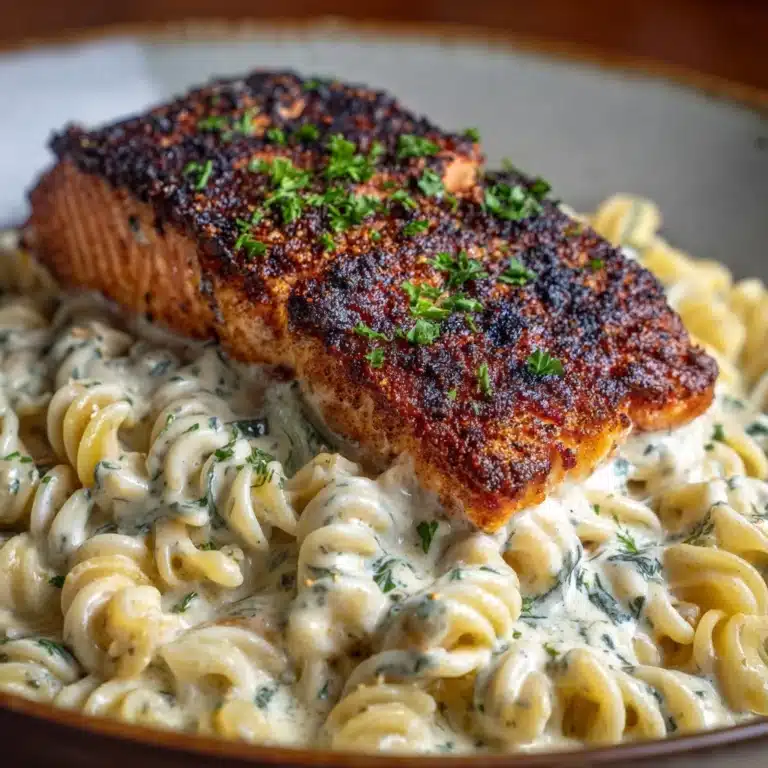 Tuscan Salmon and Mafaldine Pasta Recipe
