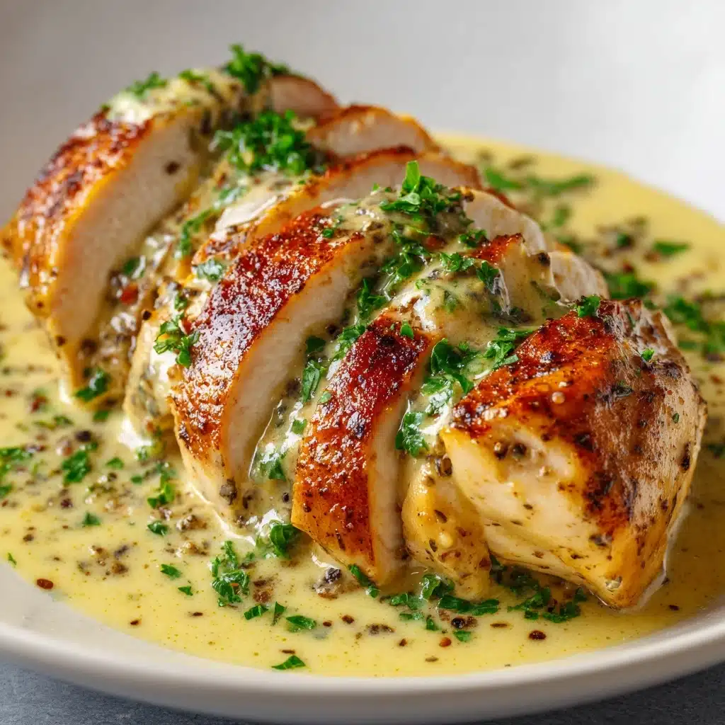 Savory Chicken Wraps with a Garlic Cream Sauce Recipe - Recipe Image