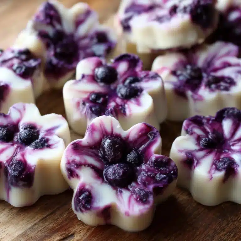 Blueberry Yogurt Swirl Dog Paw Treats Recipe
