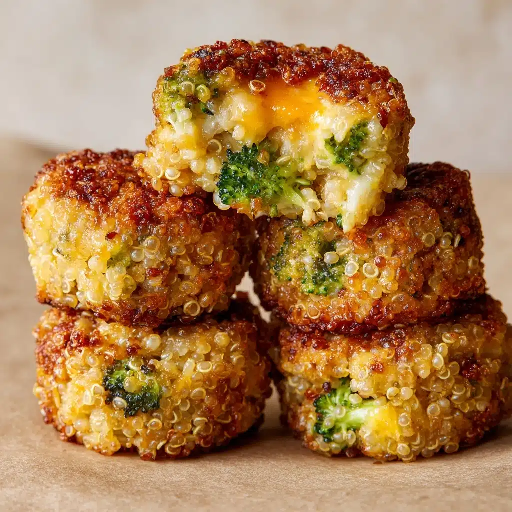Broccoli Cheddar Quinoa Bites Recipe - Recipe Image