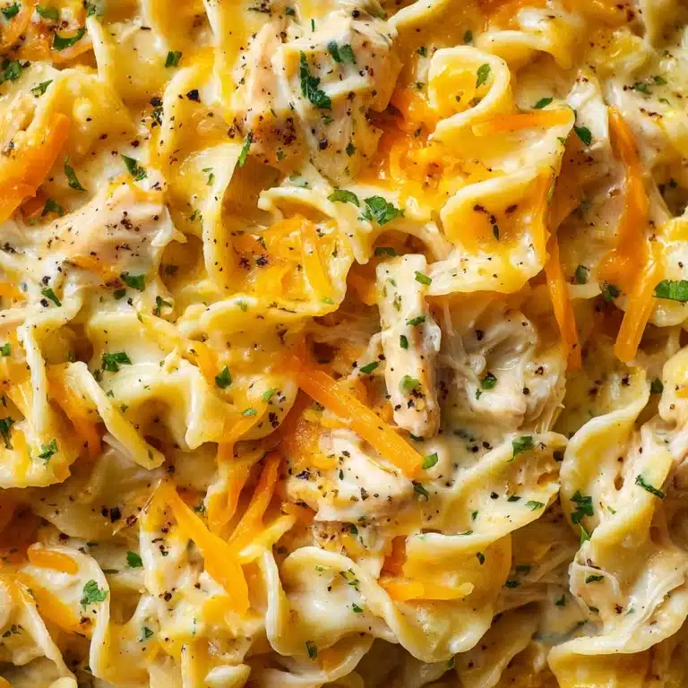 Cheesy Chicken Noodle Casserole Recipe