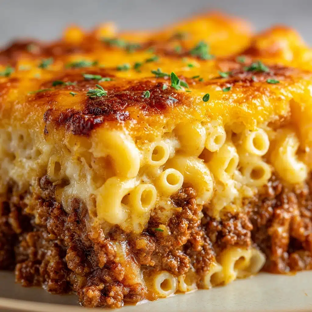 Mac ‘n’ Cheese-Stuffed Meatloaf Recipe - Recipe Image