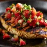 Cilantro Lime Grilled Chicken with Strawberry Salsa Recipe