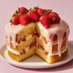 Strawberry Lemonade Buttermilk Cake Recipe