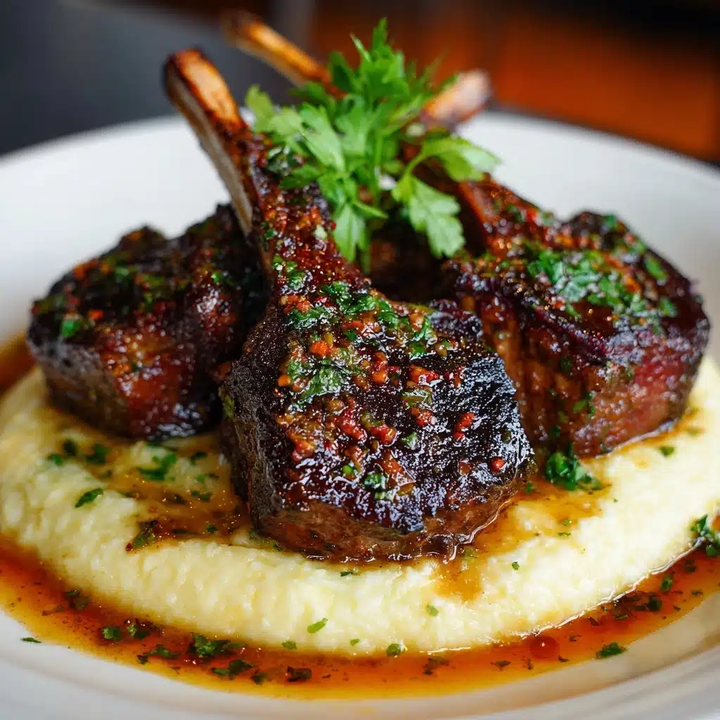 Honey Garlic Butter Lamb Cutlets Recipe