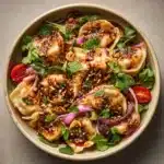 Viral Crispy Dumpling Salad Recipe