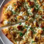 Roasted Garlic White Chicken Pizza Recipe