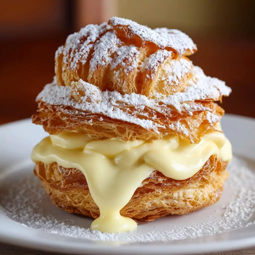 Cream Puffs with Luscious Vanilla Cream Filling Recipe - Recipe Image